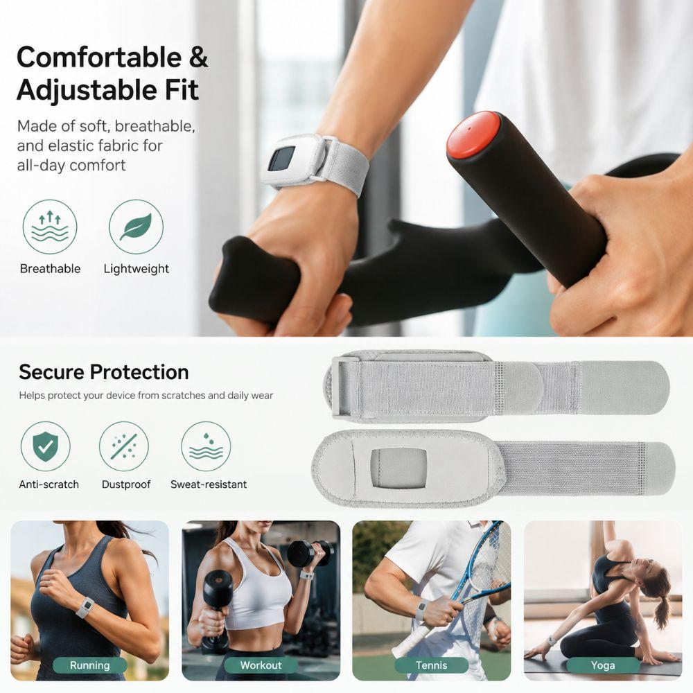 Adjustable Smartwatch Protector Case Weatherproof Watch Strap Cover Protective Watch Wrap Outdoor