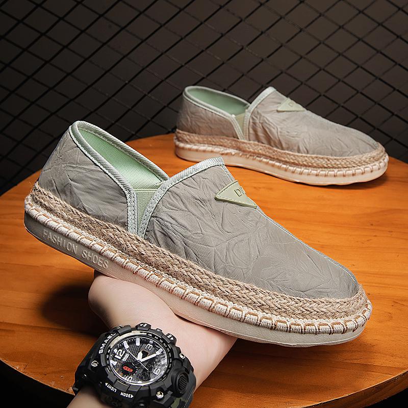 22 Summer New Foot Loafers Trendy Youth Canvas Shoes Fisherman Shoes