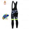 2025 Raudax Camouflage Winter Thermal Fleece Cycling Clothes Men's Jersey Suit Outdoor Riding Bike MTB Clothing Bib Pants Set