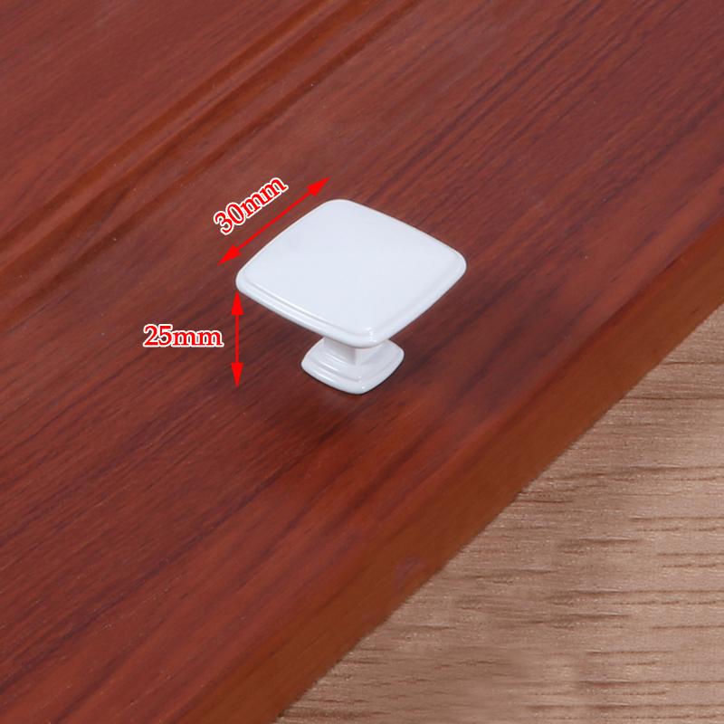 

NAIERDI Aluminium Alloy White Cabinet Handles Kitchen Closet Door Knobs and Cupboard Handles Drawer Pulls Furniture Handle