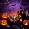 Cool Niche Jewelry for Parties Gothic Bat Halloween Accessory, Vintage Punk Necklace, Viking Spooky Spider Web Earrings Style Dangle Drop Cosplay