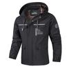 Men's Fashion Casual Hooded Warm Jacket Outdoor Windproof Waterproof Plus Size Ultra-Light Long-Sleeved Jacket