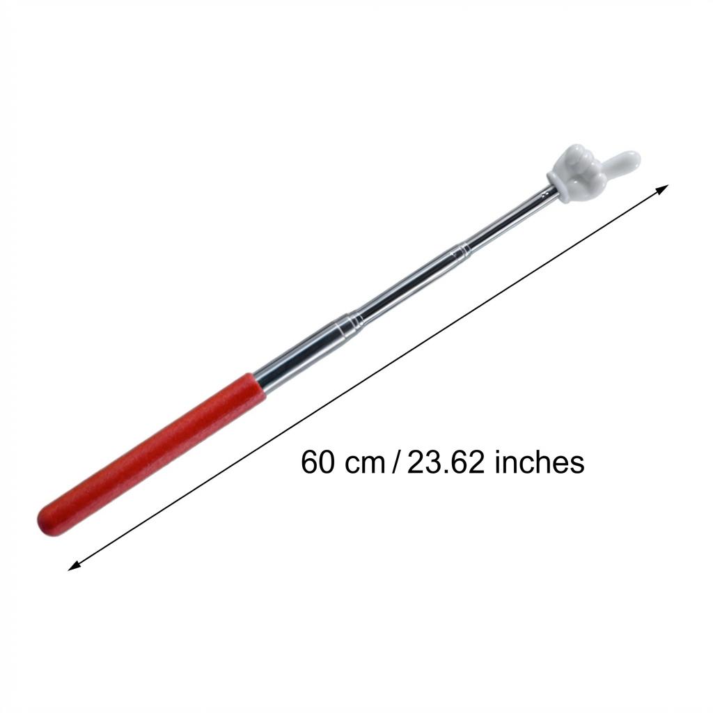 

Retractable Reading Pointer Sticks for Kids Teachers Classroom Teaching Tool with Anti-Slip Handle Lightweight Design