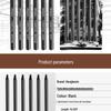 Water-Soluble Charcoal Sketching Set: 6-Piece Charcoal Pencils and Sticks In Soft, Medium, and Hard Varieties.