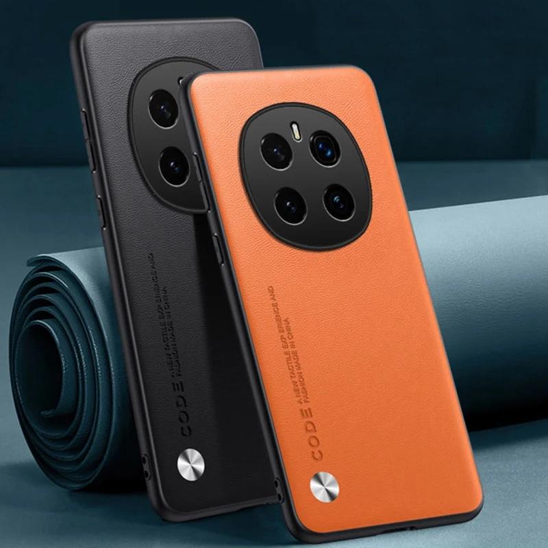 Luxury Leather Phone Case for Honor Magic 7 Pro 5G 7Pro Protective Cover Matte Silicone Shockproof Case for Honor Magic7 Pro