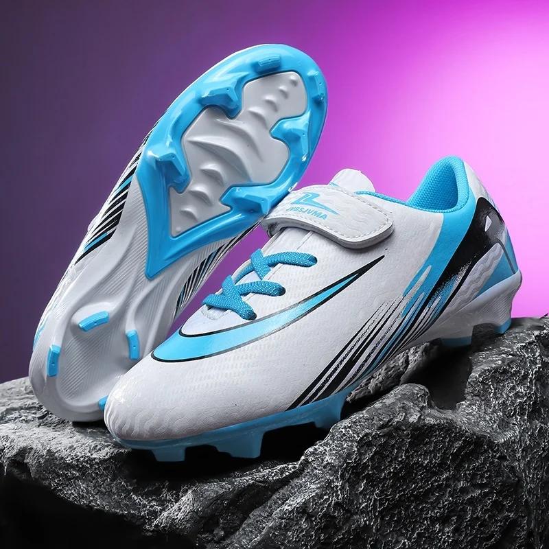 

New Male Adults Soccer Shoes for Kids Non-Slip Football Boots Ultralight Match Grass Boys Professional Cleats Training Shoes Drop Shipping 28