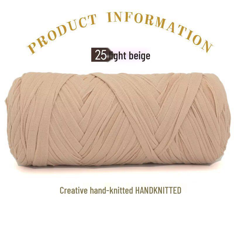 200g High Elastic Cloth Strip Yarn for DIY Weaving: Crochet Blankets, Floor Mats, Storage Baskets & More