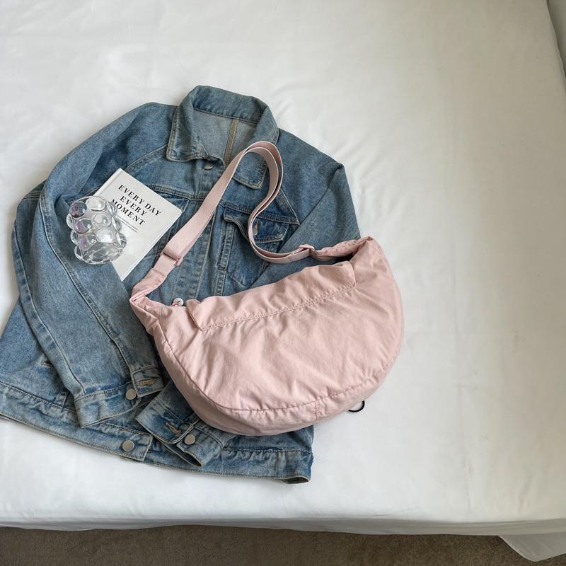 Hobo Bag für Damen, einfarbig, Umhängetasche, Schultertasche, Unterarmtasche