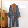 Women Sleeve Spring Autumn Bathrobe Printed Morning Robes Loose Home Wear Sleep Dressing Gowns