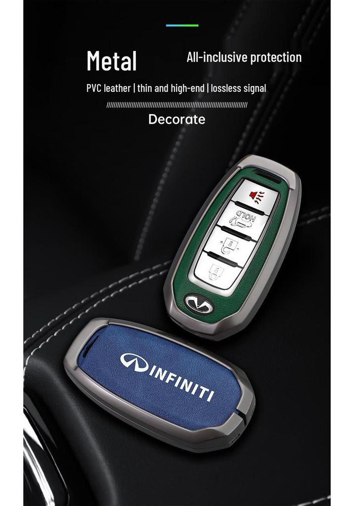 Infiniti Key Case for Q50L, QX50, QX55, QX60, Q70L, G25, FX35 - Men's Car Key Shell with Buckle