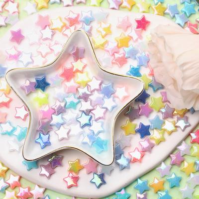 Pendant AB Color Jewelry Making DIY For Wholesale 50Pcs 11mm Star Acrylic Beads Necklace Bracelet