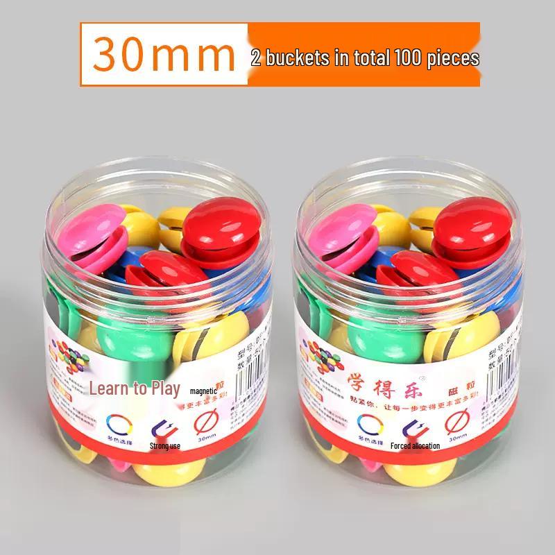 Colorful Magnetic Chalkboard Stickers & Strong Ferrite Magnet Buttons for Teachers
