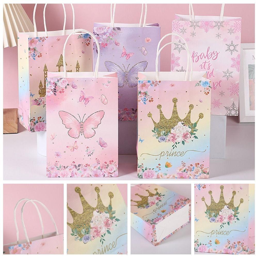 

4 шт. Корона Замок Подарочная упаковка Фэнтези Конфеты Печенье Упаковка Сумка Детские принадлежности на день рождения