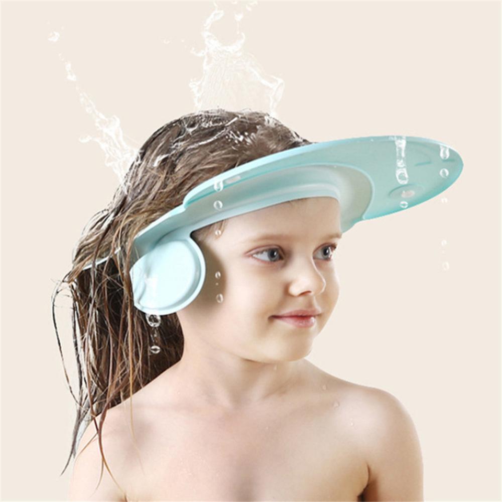 Buy Baby Shampoo Cap Waterproof Ear Protector Hat Adjustable Silicone