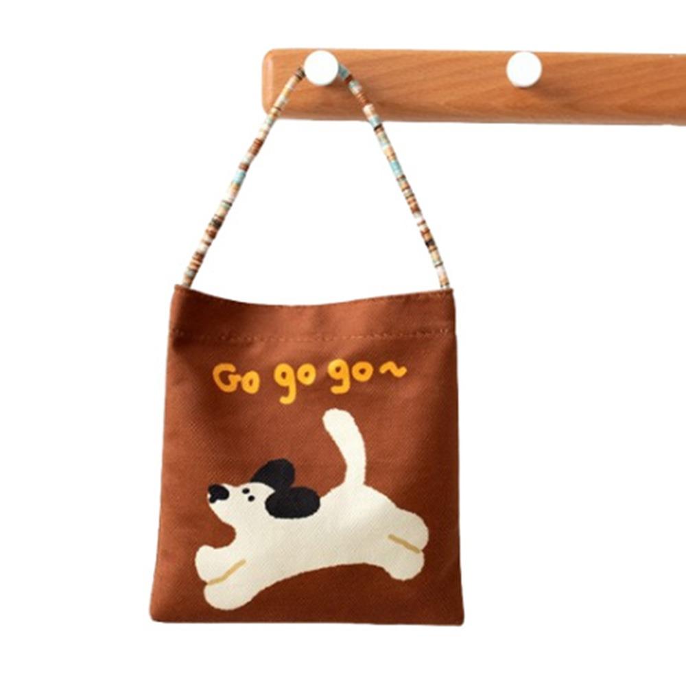 

Cute Casual Handbag Animal Pattern Mini Wallet Simple Cartoon Tote Bag Office Worker кофейный