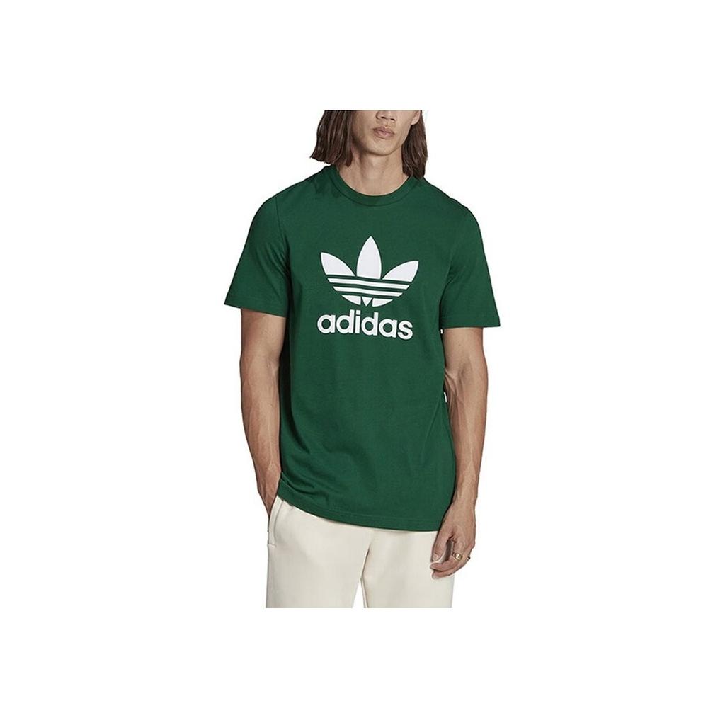 adidas Adicolor Classics Trefoil Tee Dark Green Men Streetwear IA4819