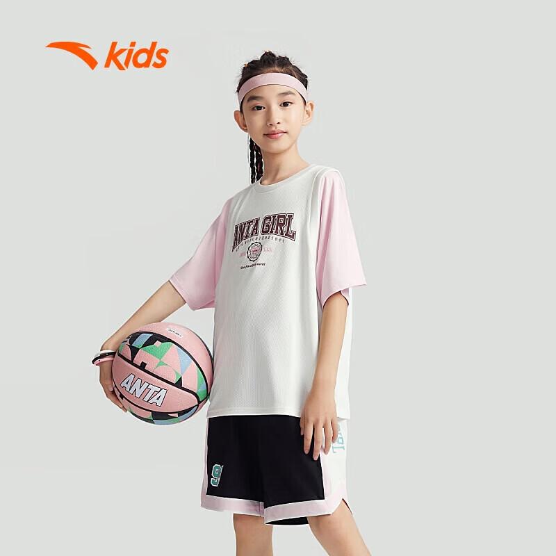 Anta Kids Faux Two-Piece Quick Dry T-shirt