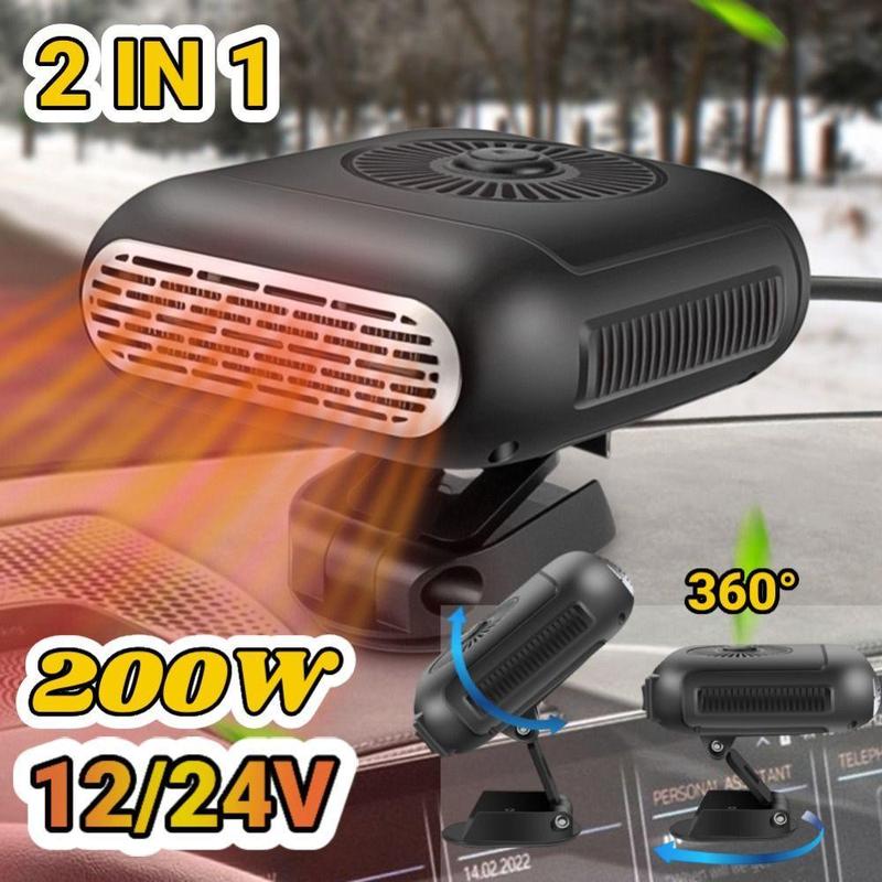 12v 24v Car Heater Fan For Car Front Windshield Defogging Demister Car Anti-Fog Heater Defroster Interior Accessories