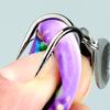 Frogs Lures Blackfish Baits 3.5cm PVC Frogs Lures Fishing Lures Simulated Soft Frogs Baits with Double Hook & Blade