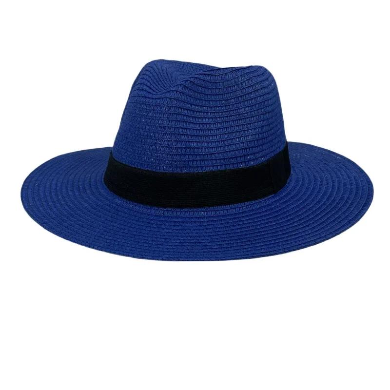 Foldable Wide Brim Sun Protection Hat for Men And Women Outdoor Travel Beach Caps Summer Soft Top Straw Cap