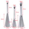 3Pcs Puff Piping Nozzles Stainless Steel Cake Decor Tips Pastry Piping Nozzles