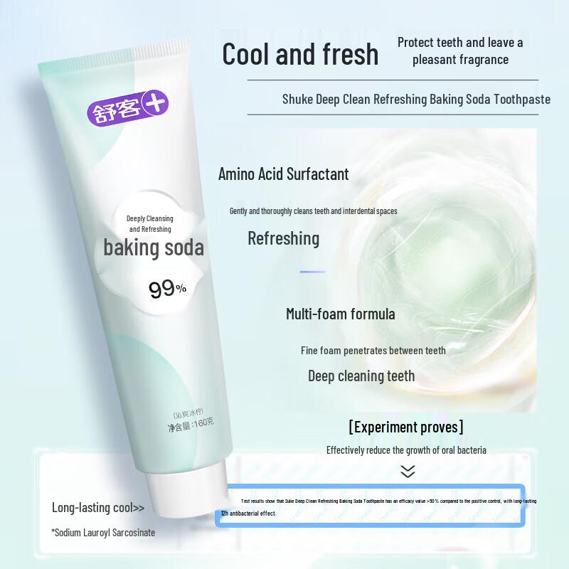 Shuke Deep Clean Dazzling White Baking Soda Toothpaste