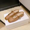 Grape Mother of the Same Style, Holiday Style Straw Woven Square Head Cool Slippers Lazy Half Drag Women Inner Height 2025 Summer New