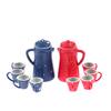 5Pcs/Set 1:12 Mini Toy Model Doll House Accessories Creative Red Kettle Decorate