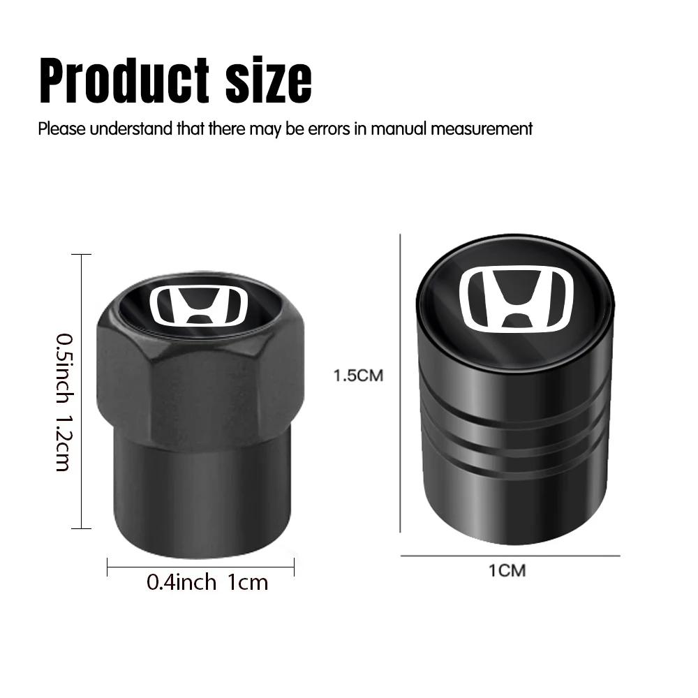  Car Wheel Tire Valves Tyre Air Caps Case Car Sticker For Honda Civic Odyssey HR-V City Accord Jazz Car Accessories rlsh58