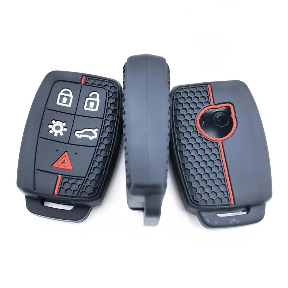 Elegante Custodia Protettiva in Silicone per Portachiavi per Volvo C30 C70 S40 V40 V50 2008 2009 2010 2011 5 Pulsanti Guscio Accessori