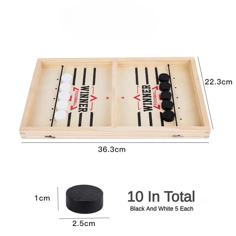 Table Football Catapult Chess Double Battle Board Ice Hockey Game Adult Parent-child Interaction Children's Family Party Toys