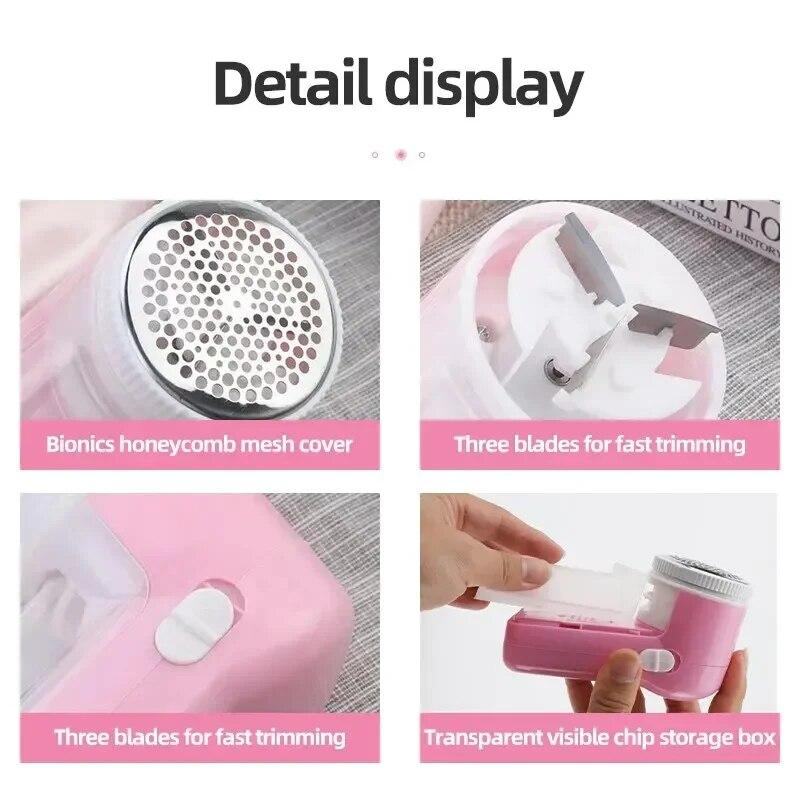 Portable Lint Remover for Clothing Electric Sweater Clothes Lint Cleaning Fabric Shaver From Pellets On Clothes Removers Fluff