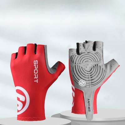 Nuovi Guanti Estivi da Ciclismo per Uomo Seta di Ghiaccio Traspiranti Sportivi Protezione Solare Antiscivolo Resistenti all'Usura Guanti da Yoga Mountain Bike