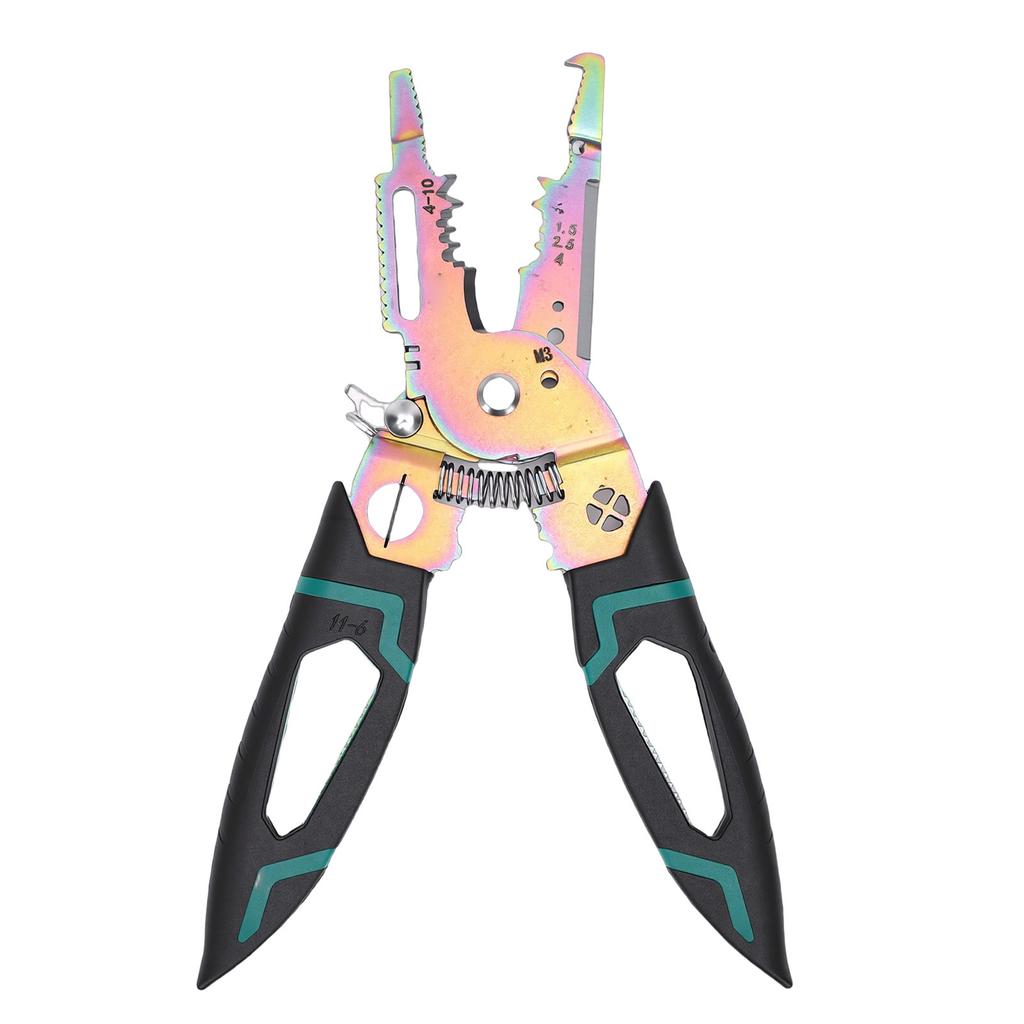 Wire Stripper Tool High Hardness Pointed Mouth Strippers Electrical Pliers Wire Cutters for Cutting Pulling Cable HVAC Car Repair Industrial