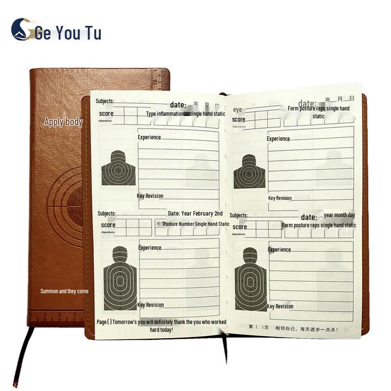 Shooting Score Record Book