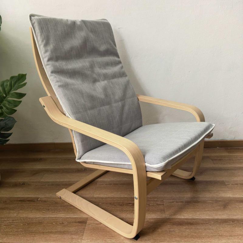 Birch Wood Recliner Bonn Armchair - Adult Leisure Chair for Balcony and Pregnant Women.