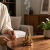 Praying Hand Lotus Hand Incense Holder Lotus-Base Tabletop Incense Base  Study Room