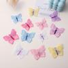100PCS Colorful Lace Butterfly Patch 3D butterfly DIY accessories Butterfly Appliques Exquisite Single-layer