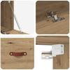 Wall Cabinet 100 x 36.5 x 35 cm Engineered Wood Artisan Oak