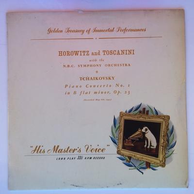 LP Record PYOTR ILYICH TCHAIKOVSKY, VLADIMIR - Concerto No. 1 In B Flat Minor Op 2 CSLP505 His Master's Vo 1956 UK Classical Used