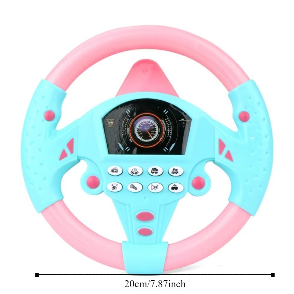 360 ° Rotation Simulation Steering Wheel Toys Montessori Simulate Driving Car Toy  Outdoor Toys