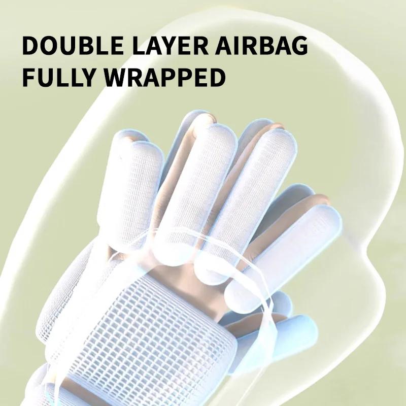 Air Compression Circulation Hand Massage Pneumatic Glove Device With Hot Compress Function Relieve Arthritis Relax Hand Muscle