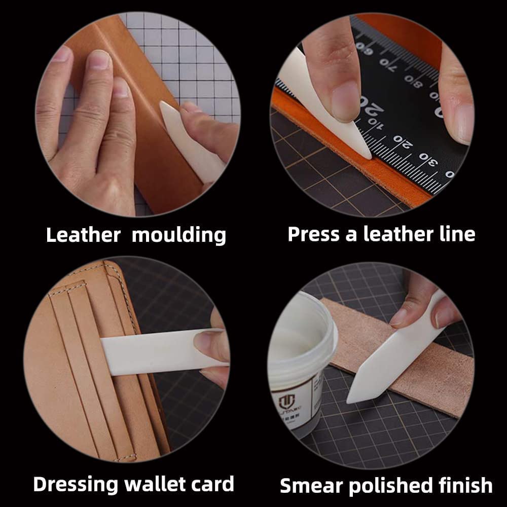 WUTA Real Bone Creasing Crease Craft Craft Tool for DIY Paper 1 Pack 100% Folder, Tool, Score, Folding, Crease, Origami, Handmade, Sanding,