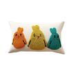 Easter Bunny 3d Embroidered Tufted Pillowcase For Living Room And Bedroom, Removable And Washable Pillowcase