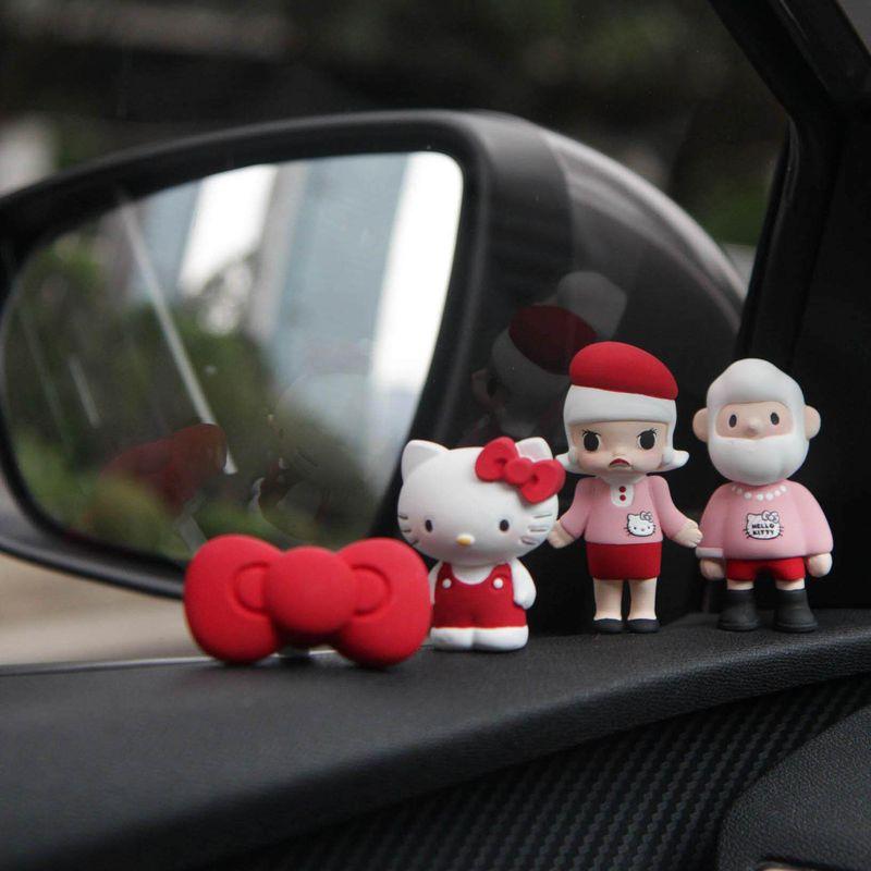 Cute Cartoon Hello Kitty Couple Doll Car Aromatherapy Car Air Conditioner Air Outlet Fragrance Fancy Fragrant Stone