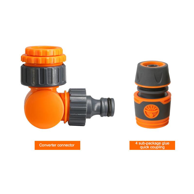 Gartenschlauchverbinder, 1/2 Zoll Wasserhahnadapter, Kunststoff Schnellkupplung Klickverschluss für Bewässerung