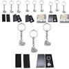 Stainless Steel Keychain With Heart Design Perfect Teacher's Day Or Graduation Gift