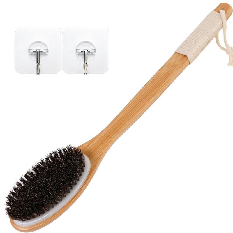 Long Handle Horsehair Body Brush