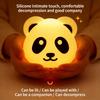 Cute Silicone LED Night Light for Baby Nursery Cartoon Animal Lamp USB Rechargeable Bedside Decor