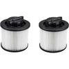 2er-Pack DXVC4001 HEPA-Filter Kompatibel mit DEWALT DXV04T DXV05P DXV05S DXV08S DXV06G Nass-/Trockensauger